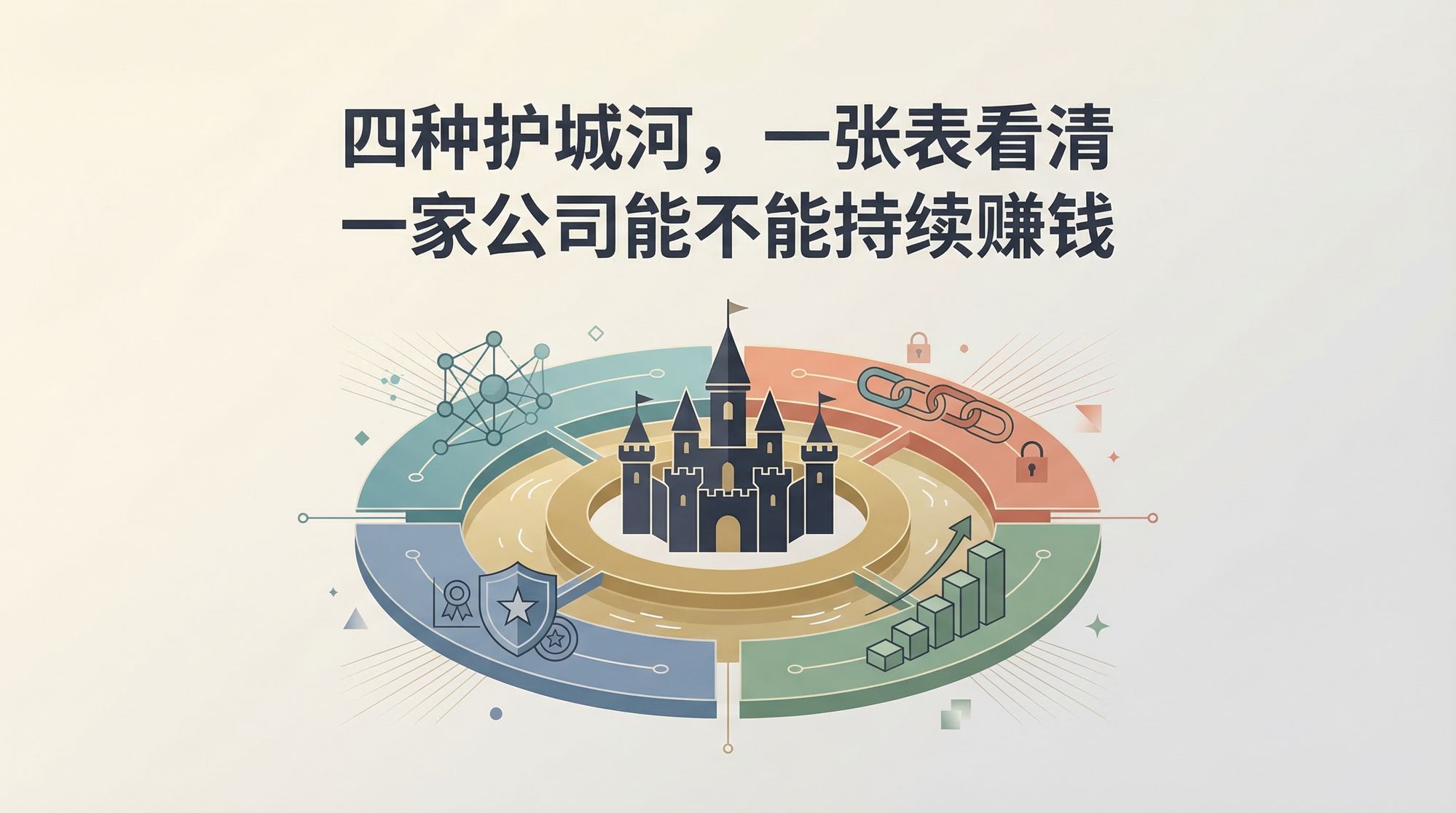 四种护城河，一张表看清一家公司能不能持续赚钱